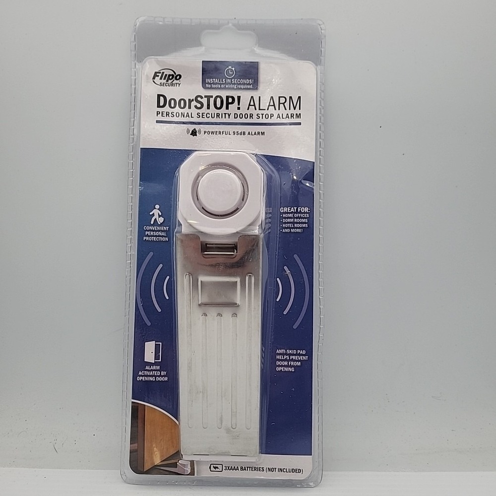 Flipo Personal Security Door Stop‎ Alarm NEW
